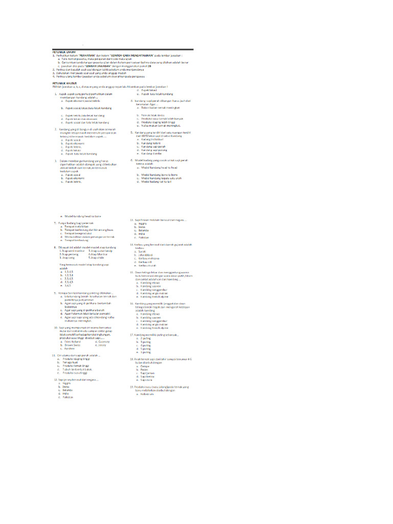 Soal Atr 1 | PDF