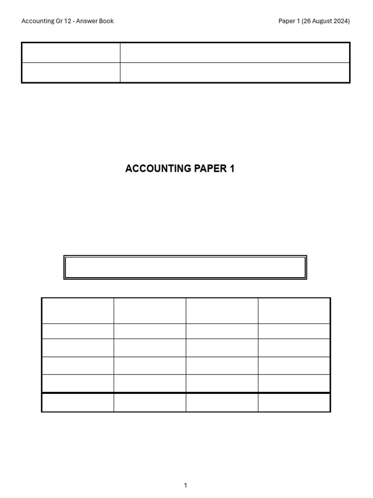 Grade 12 Accounting Answer Book 2024 | PDF | Income | Equity (Finance)