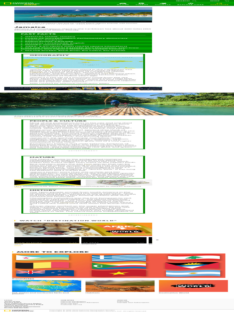 Jamaica | PDF | Jamaica | Caribbean