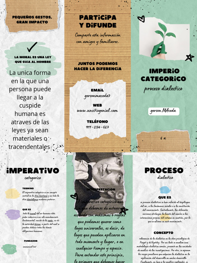 Generalidades del Imperativo Categórico | PDF | Dialéctico | Educación ...