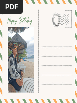 Colorful Illustrative Dinosaur Happy Birthday Card