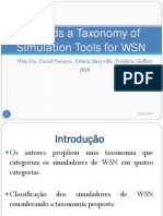 Towards a Taxonomy of Simulation Tools for WSN