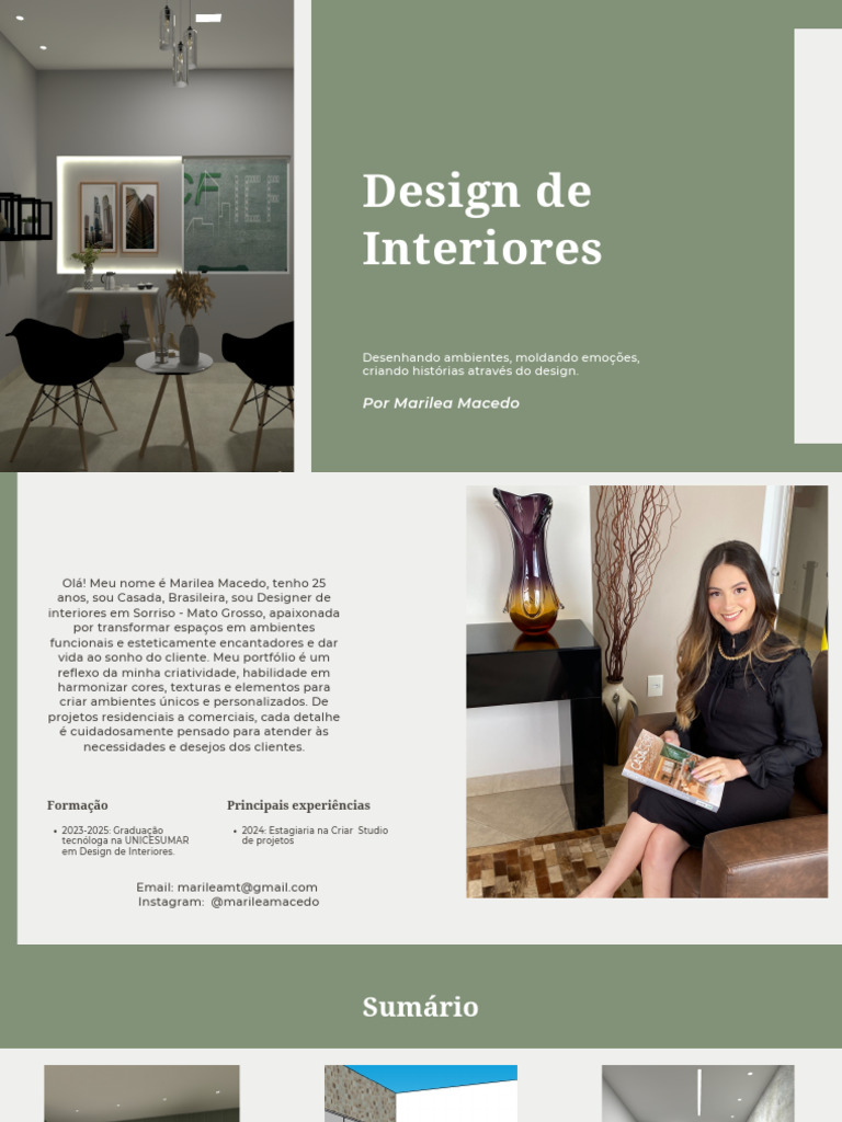Portfólio de Design de Interiores 2024 | PDF