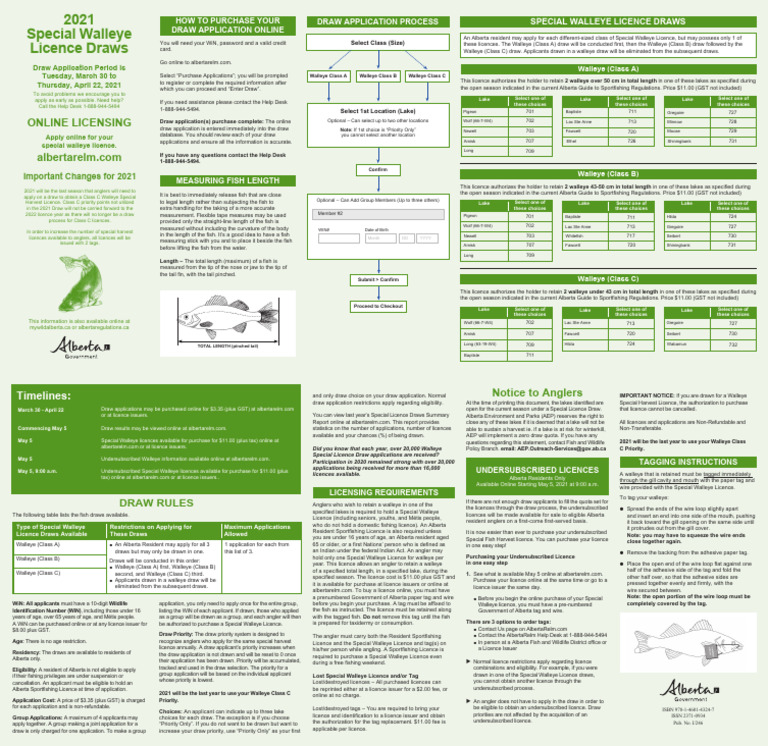 2021 Walleye Draws Brochure | PDF | Recreational Fishing | Angling