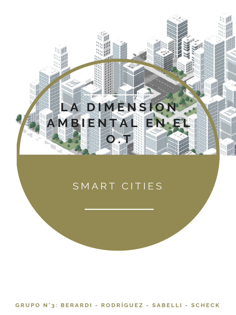 Smart Cities | PDF | Sustentabilidad | Desarrollo sostenible
