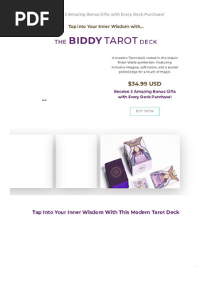 Biddy Tarot Deck _ A Modern Tarot Deck & Guidebook - Biddy Tarot