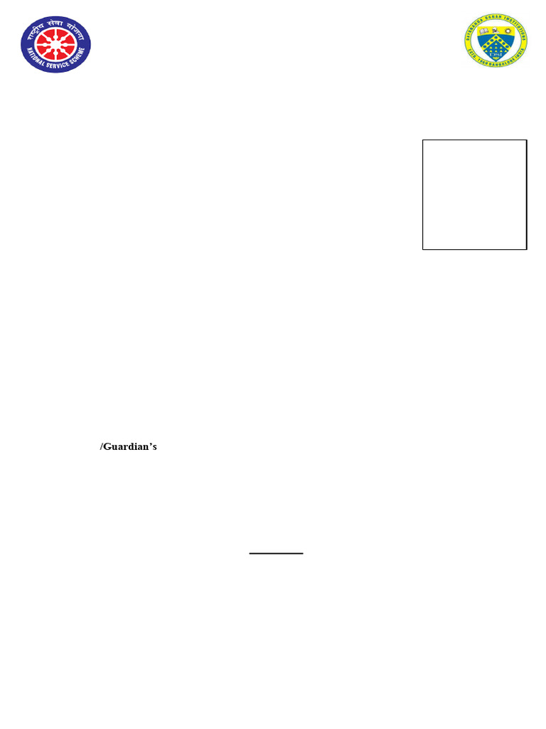 NSS Enrollment Form 2025 | PDF | Government And Personhood | Authentication