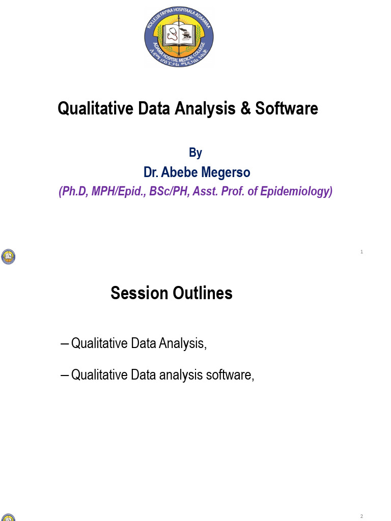 Data Analysis in Qualitative Study and Software | PDF | Qualitative ...