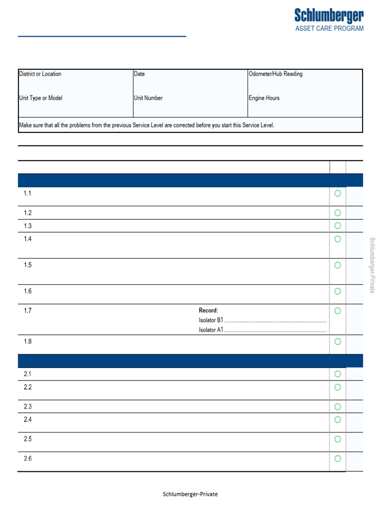 SBF-215 Asset Care Program Guide | PDF | Engines | Mechanical Engineering
