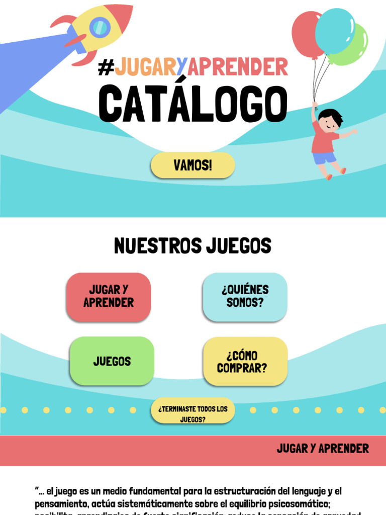 Juegos Educativos para Niños: Aprender Jugando | PDF | Sílaba | Aprendizaje