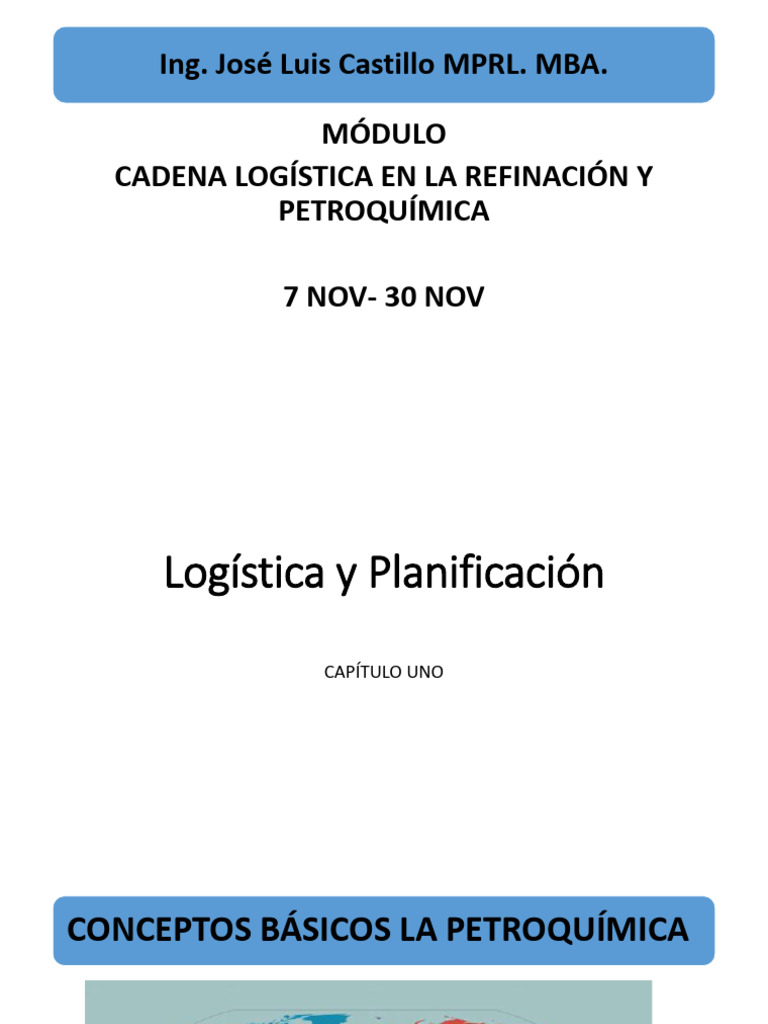 Capitulo 1 Logística Y Planificación Pdf Lean Manufacturing