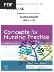 Concepts For Nursing Practice 4th Edition
