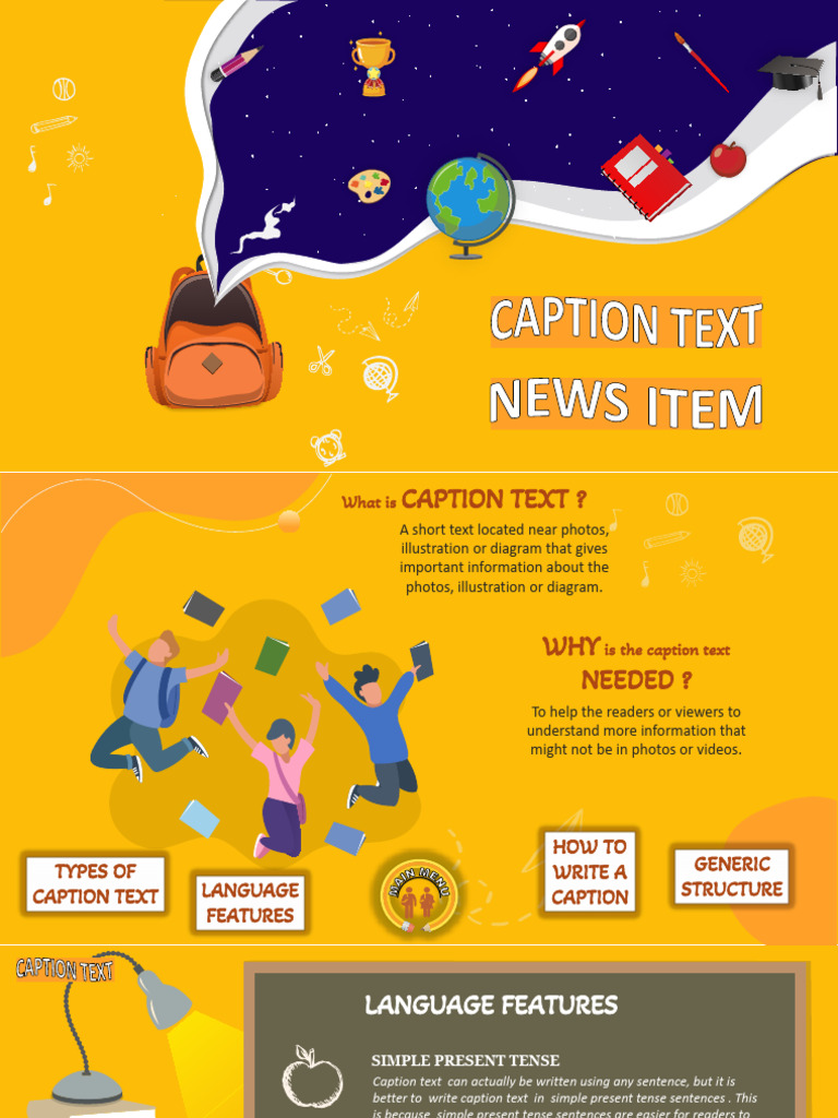 Understanding Caption Text Essentials | PDF | Verb | Language Mechanics