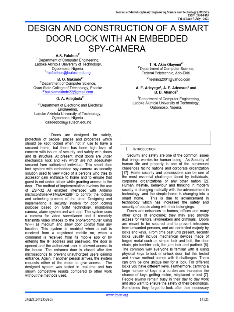 JMESTN42353805 | PDF | Bluetooth | Embedded System