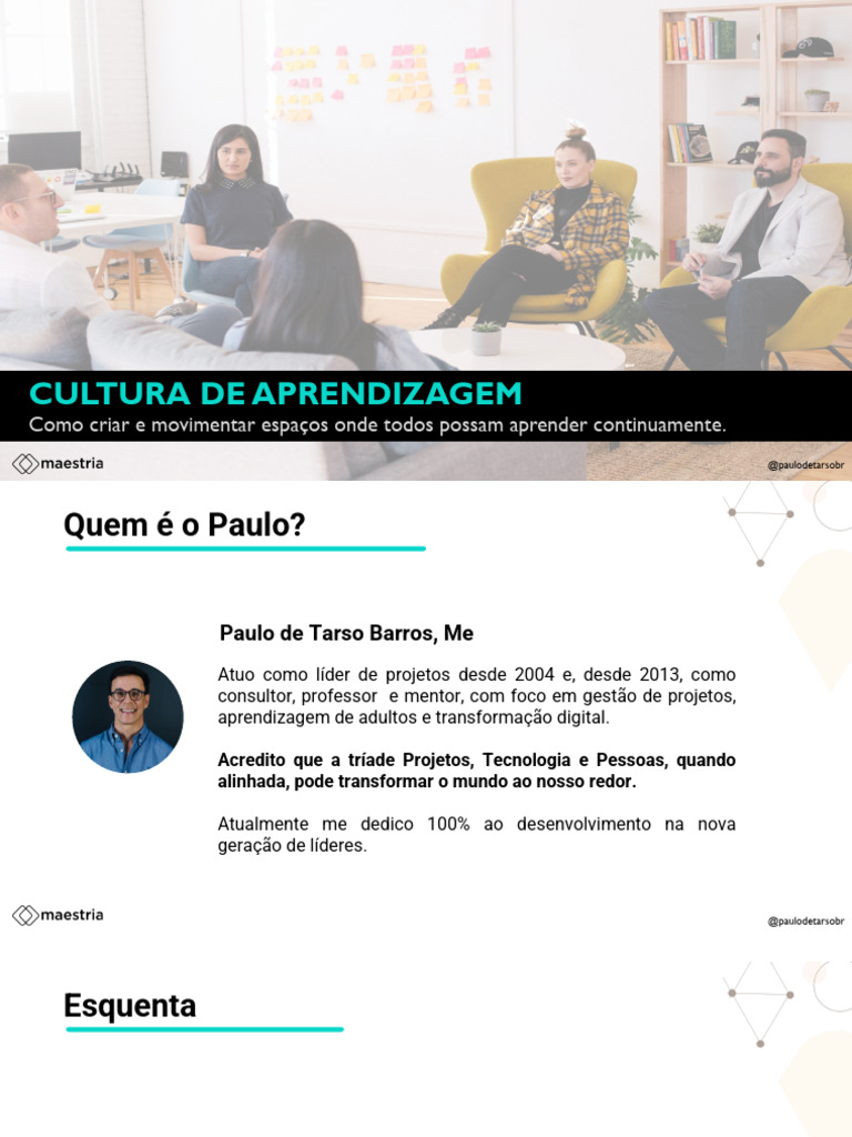 Criando uma Cultura de Aprendizagem | PDF | Aprendizado | Liderança