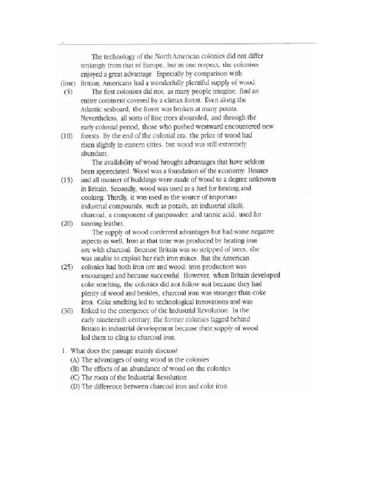 Reading Comprehension (1) | PDF