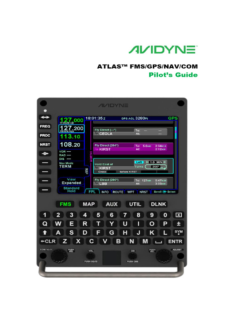 600-00300-002 Rev1 - Atlas Pilot Guide | PDF | Instrument Flight Rules ...