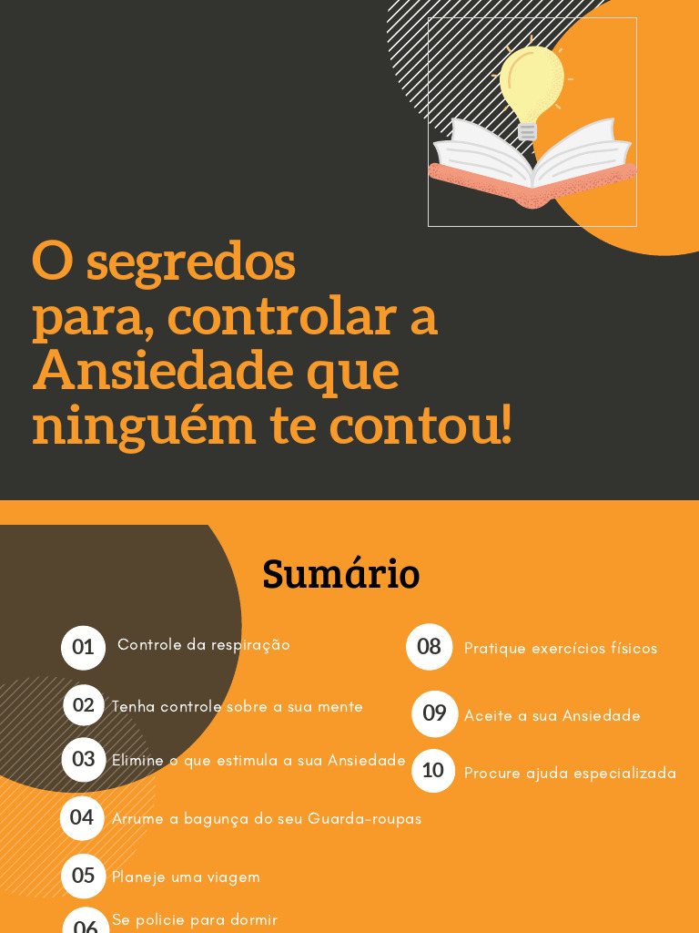 10 Tecnicas Praticas E Poderosas Para Controlar A Sua Ansiedade Pdf