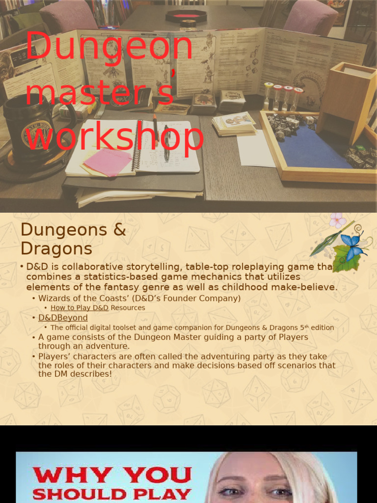 Dungeon Master Workshop Essentials | PDF | Dungeons & Dragons ...