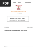 2025 Maths Lit GRD 11 Term 2 Assignment | PDF | Economies