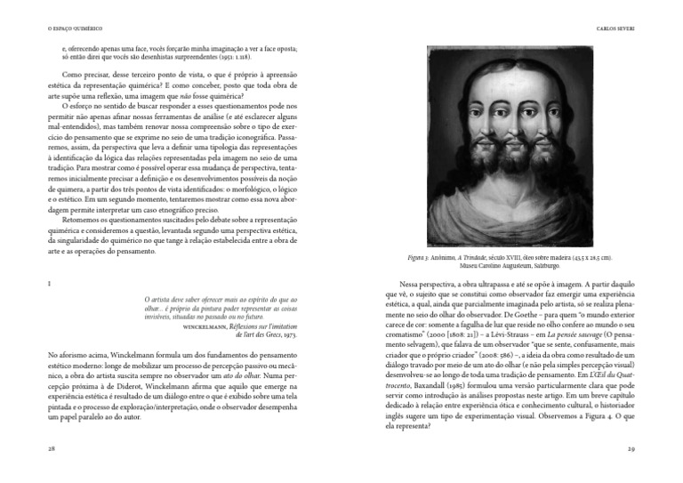 Representação Quimérica na Arte | PDF | Estética | Pensamento