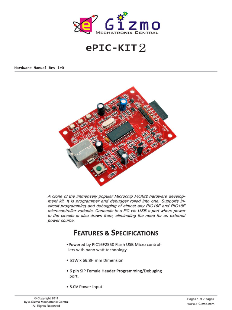 EPIC Kit2 Manual | PDF