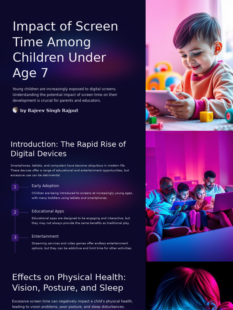 View of Impact of Screen Time on Young Children | PDF | Emotional Self ...