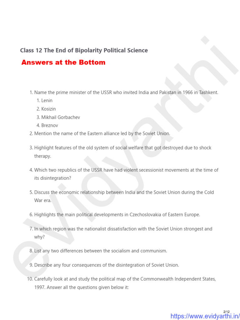 Features of the Soviet System Explained | PDF | Soviet Union | World ...
