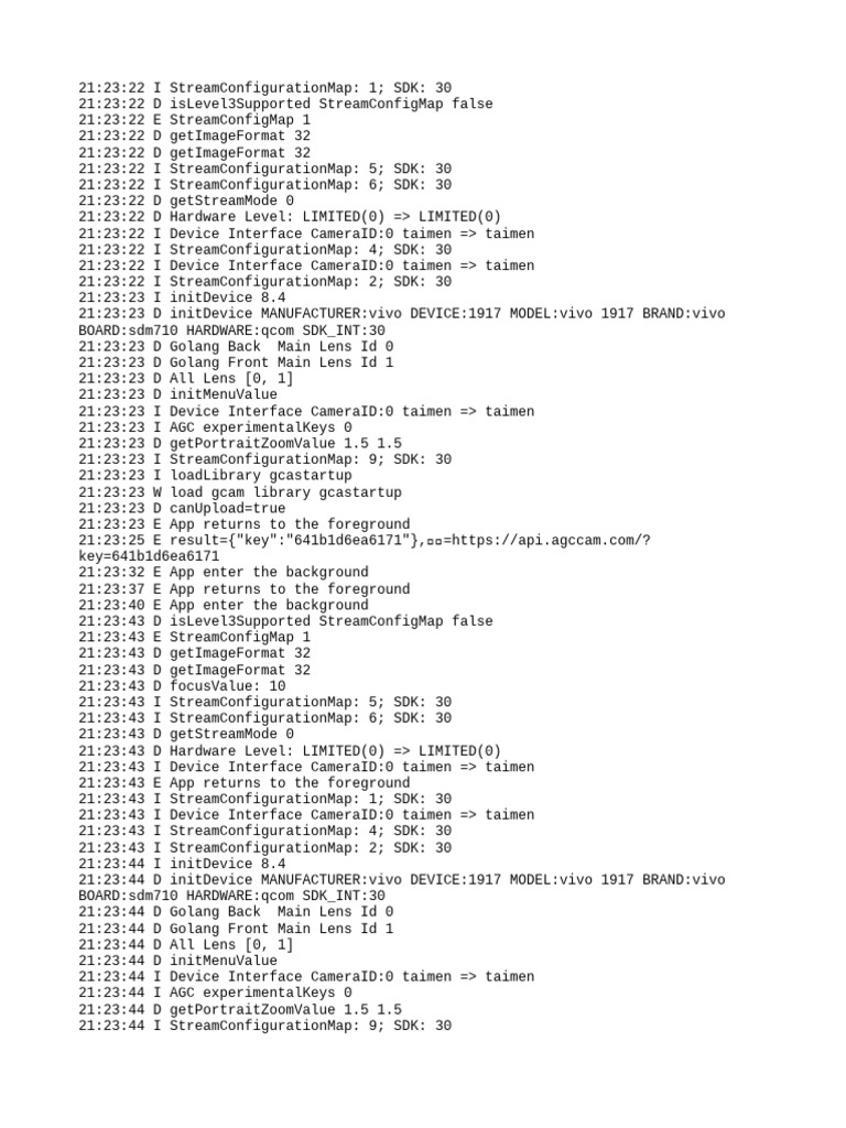 Log 20230322 | PDF | Software Development Kit | Smartphone