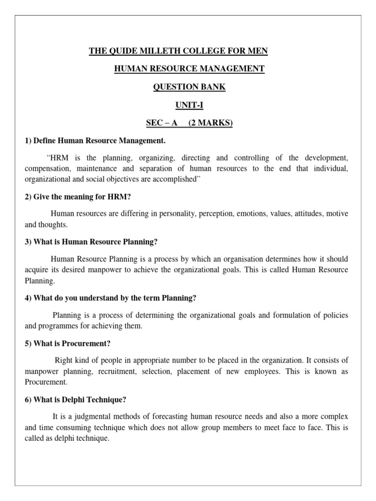 Human Resource Management | PDF | Performance Appraisal | Recruitment