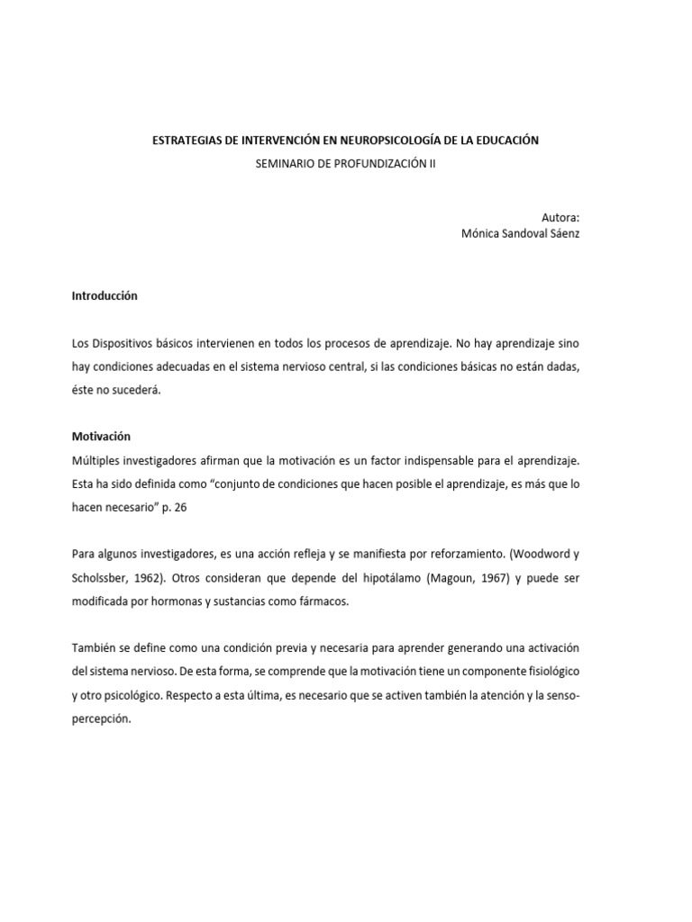 Guia de Aprendizaje 2 | PDF | Aprendizaje | Percepción