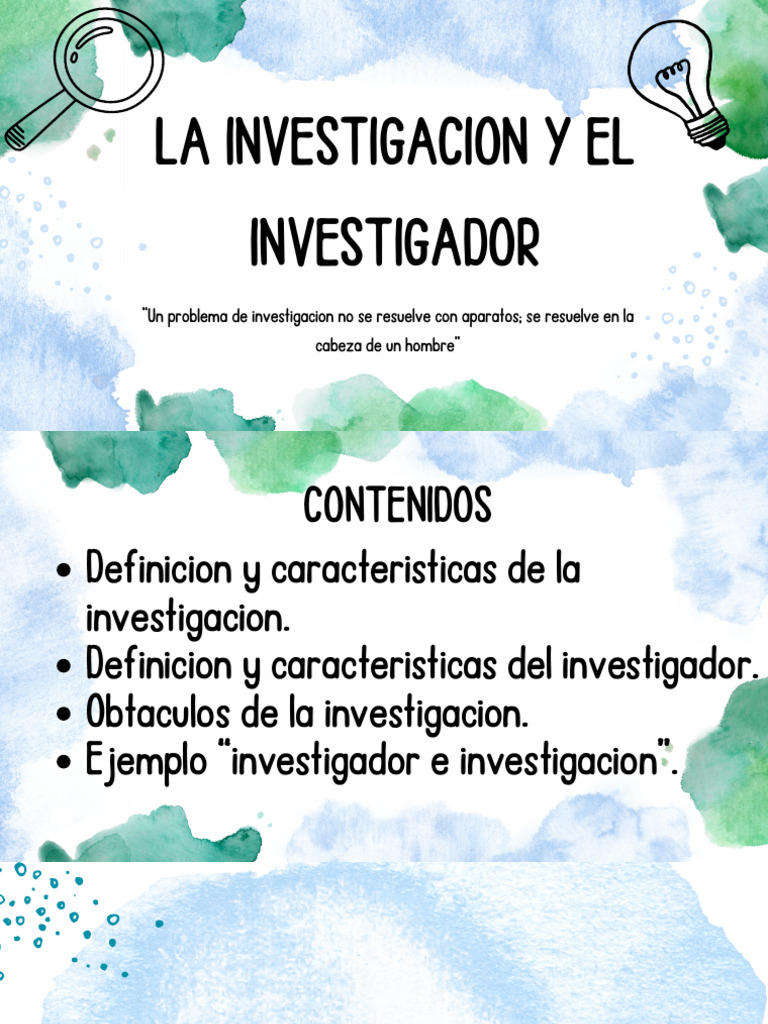 Investigacion y El Investigador PDF | PDF | Conocimiento | Science