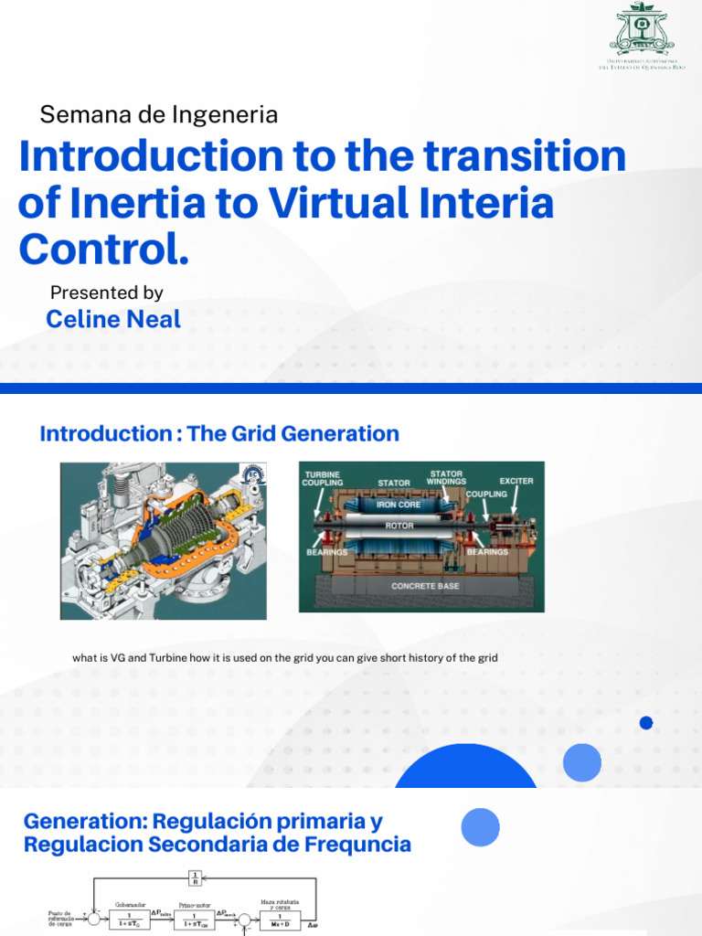 Virtual Inertia Control in Power Grids | PDF | Electrical Grid ...