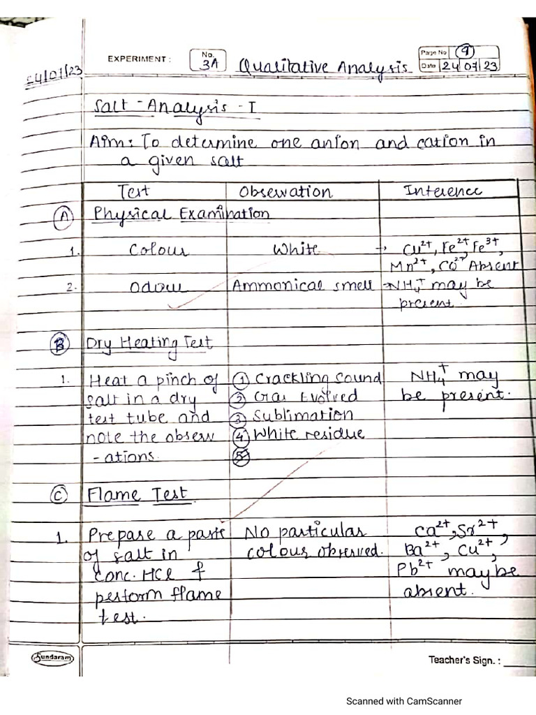 Qualitative Analysis (3A) | PDF