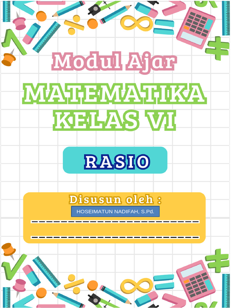 Modul Ajar Matematika SD: Penerapan Rasio | PDF