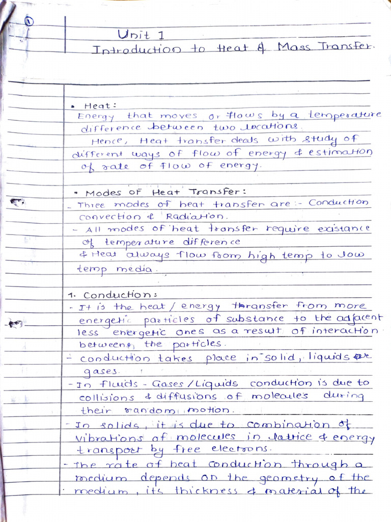 Unit 1 HMT | PDF