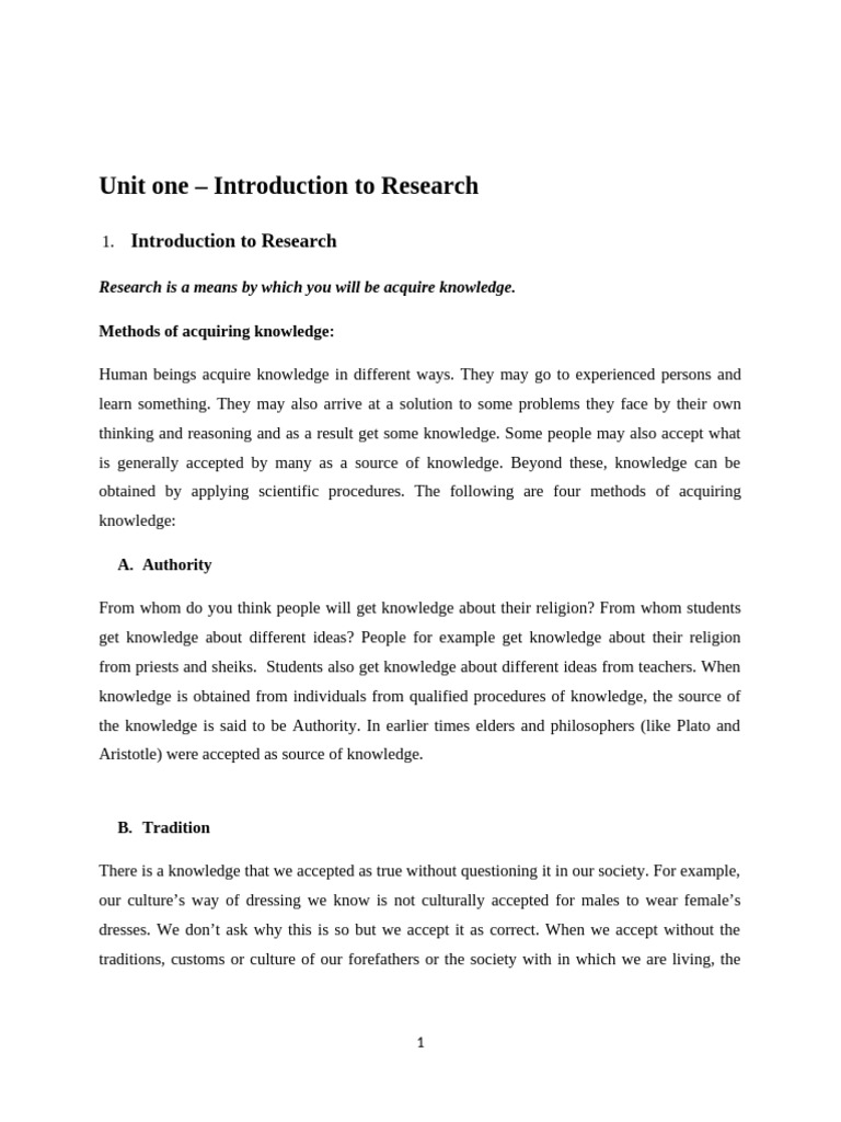 Introduction to Research Methods | PDF | Methodology | Quantitative ...