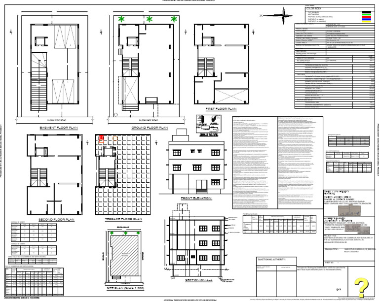Construction Site Diagram Overview | PDF