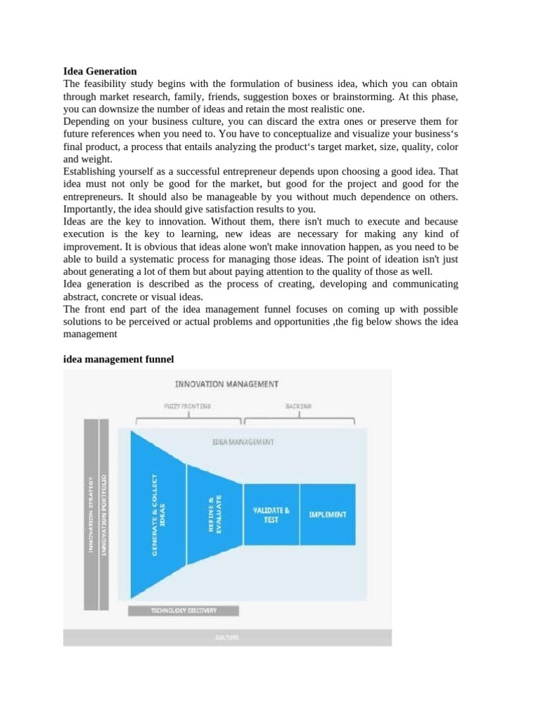 Effective Idea Generation Techniques | PDF | Feasibility Study ...