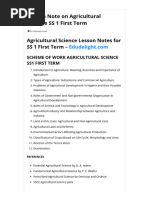 Agriculture and Nutrition Grade 5 Notes | PDF | Mulch | Soil