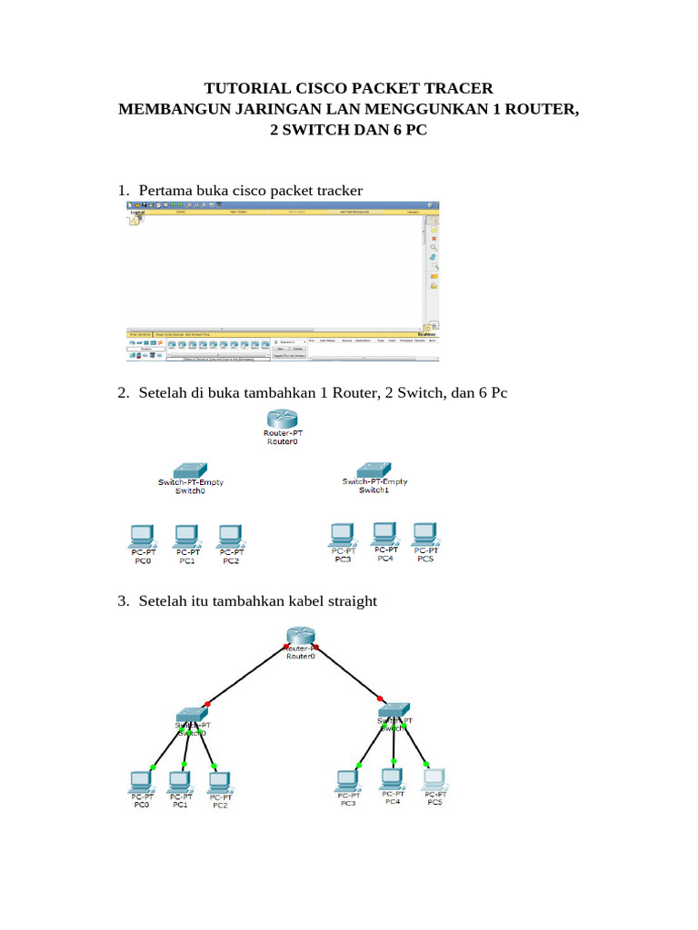 Tutorial Cisco Packet Tracer Student Membangun Jaringan Lan Menggunkan ...