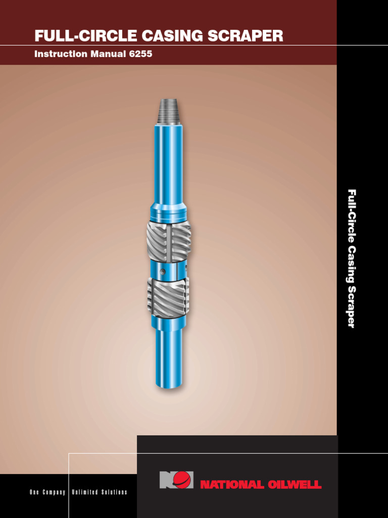 Full-Circle Casing Scraper Manual | PDF | Electrical Connector ...