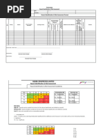 HIRA Risk Assessment Worksheet | PDF