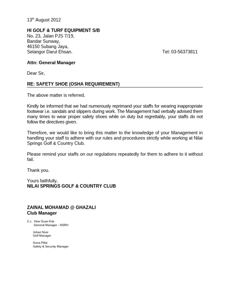 Hong Leong Letter | PDF | Career & Growth
