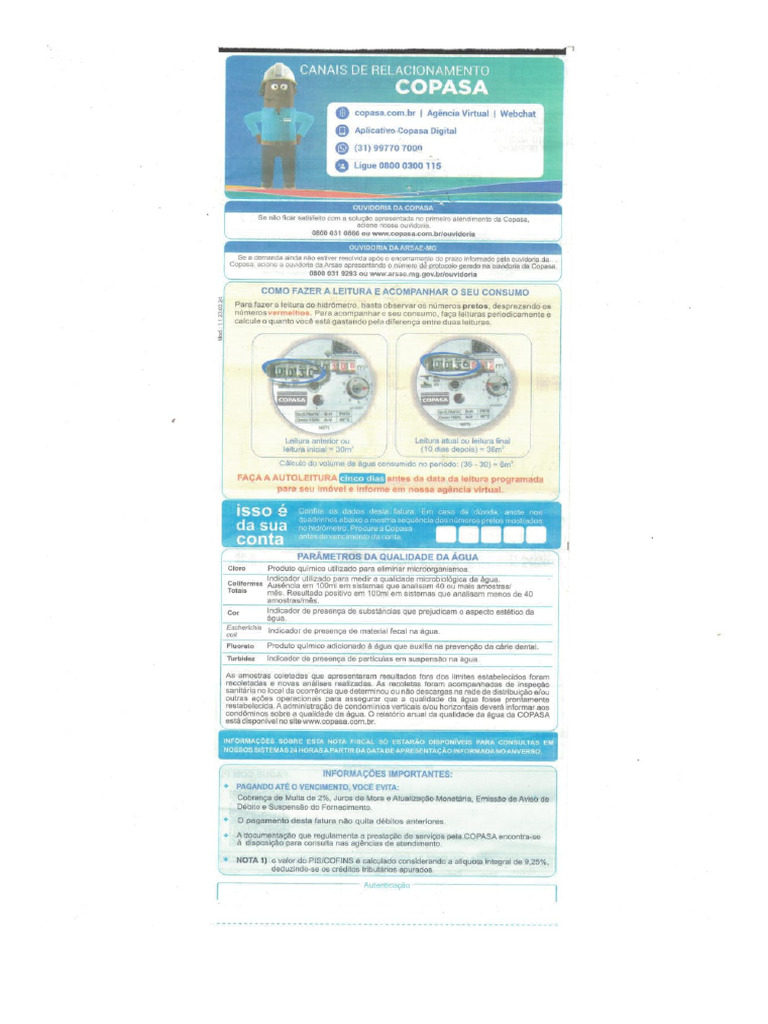 Copasa Document | PDF