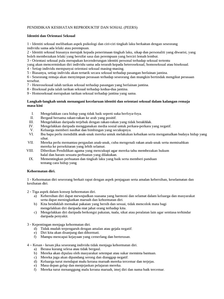 Nota PJK | PDF
