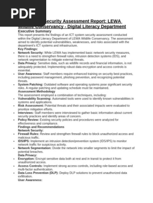 ICT System Security Assessment Report (1)