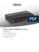 8-Port Gigabit Greennet Switch: Teg-S80G
