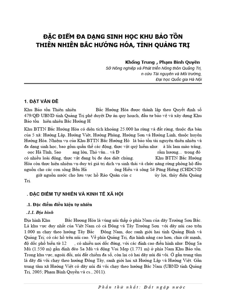 DDSH Huong Hoa Khong Trung | PDF