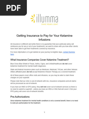 Getting Insurance to Pay for Your Ketamine Infusions 